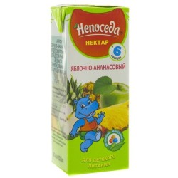 Сок Непоседа яблоко ананас неосветленный с 6 мес 200 г