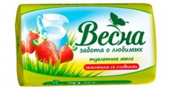 Мыло, Весна 90 г земляника со сливками