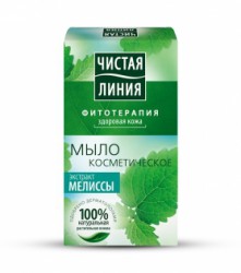 Мыло, Чистая линия 80 г мелисса