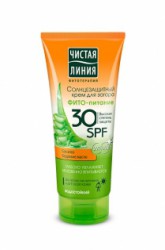 Крем солнцезащитный, Чистая линия 200 мл Фито-питание SPF 30