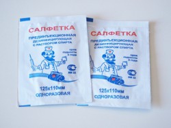 Салфетка спиртовая Leiko дезинфицирующая прединъекционная 1 шт.