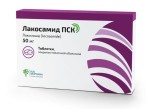 Лакосамид ПСК, таблетки покрытые пленочной оболочкой 50 мг 56 шт