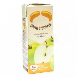 Сок Сами с Усами яблоко груша осветленный с 5 мес 200 мл