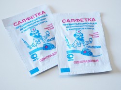 Салфетка спиртовая Leiko дезинфицирующая прединъекционная 1 шт.