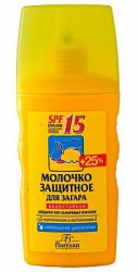 Молочко для загара, 170 мл SPF 15 Формула 104